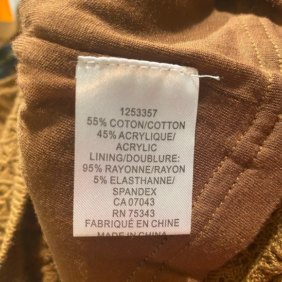 NWOT House of Harlow x Revolve 2 Piece Set Crochet Knit Top + Maxi Skirt Brown S - Picture 6 of 8